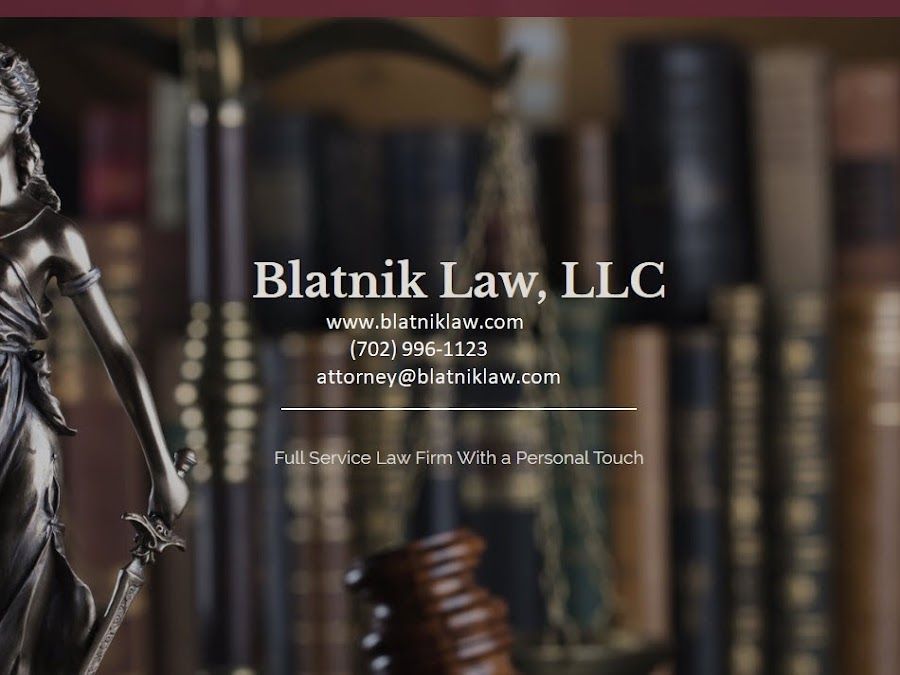 Blatnik Law, LLC, criminal defense lawyer in Las Vegas